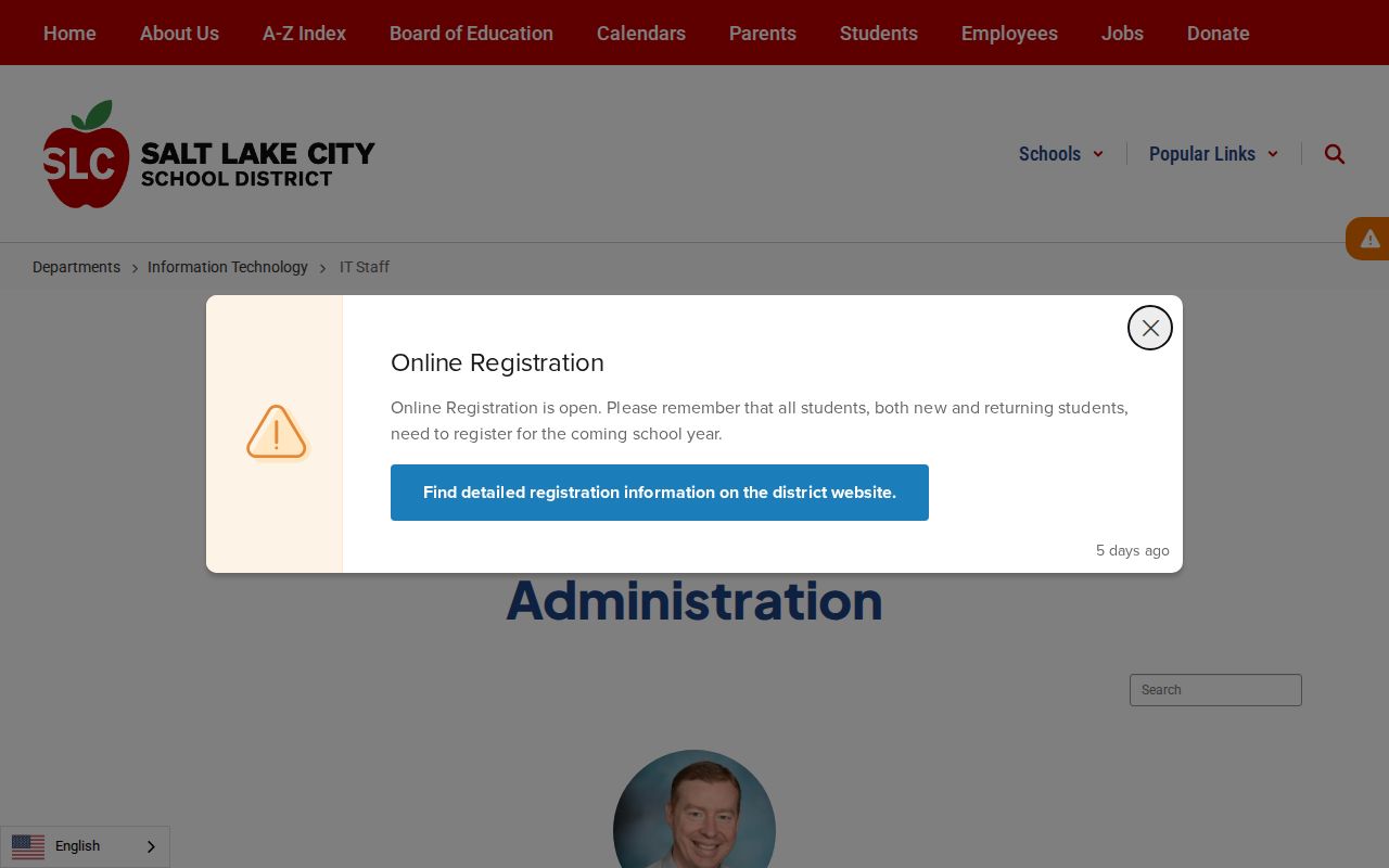 Salt Lake City people directories for school district staff